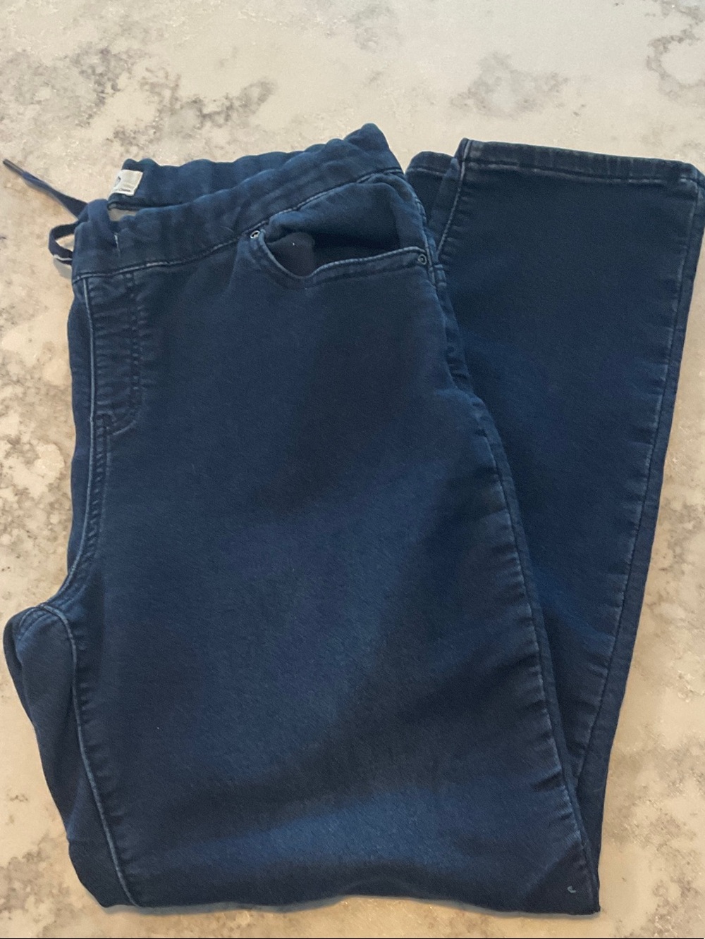 CHARLIE B Navy Straight Leg Pants